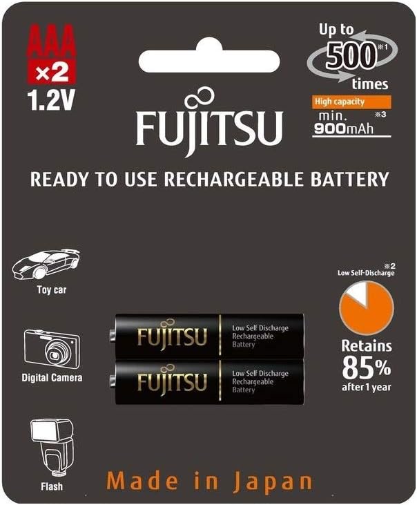 Fujitsu  baterije AAA black HR-4UTHCEU (2B)