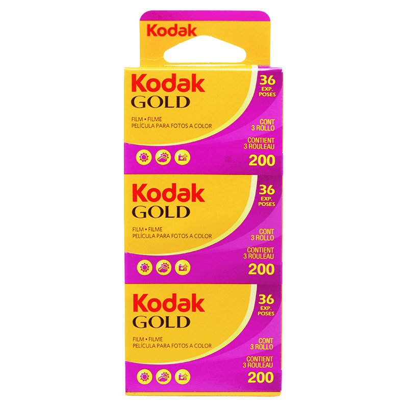 KODAK film GOLD 200 135-24 ( 3 PACK )