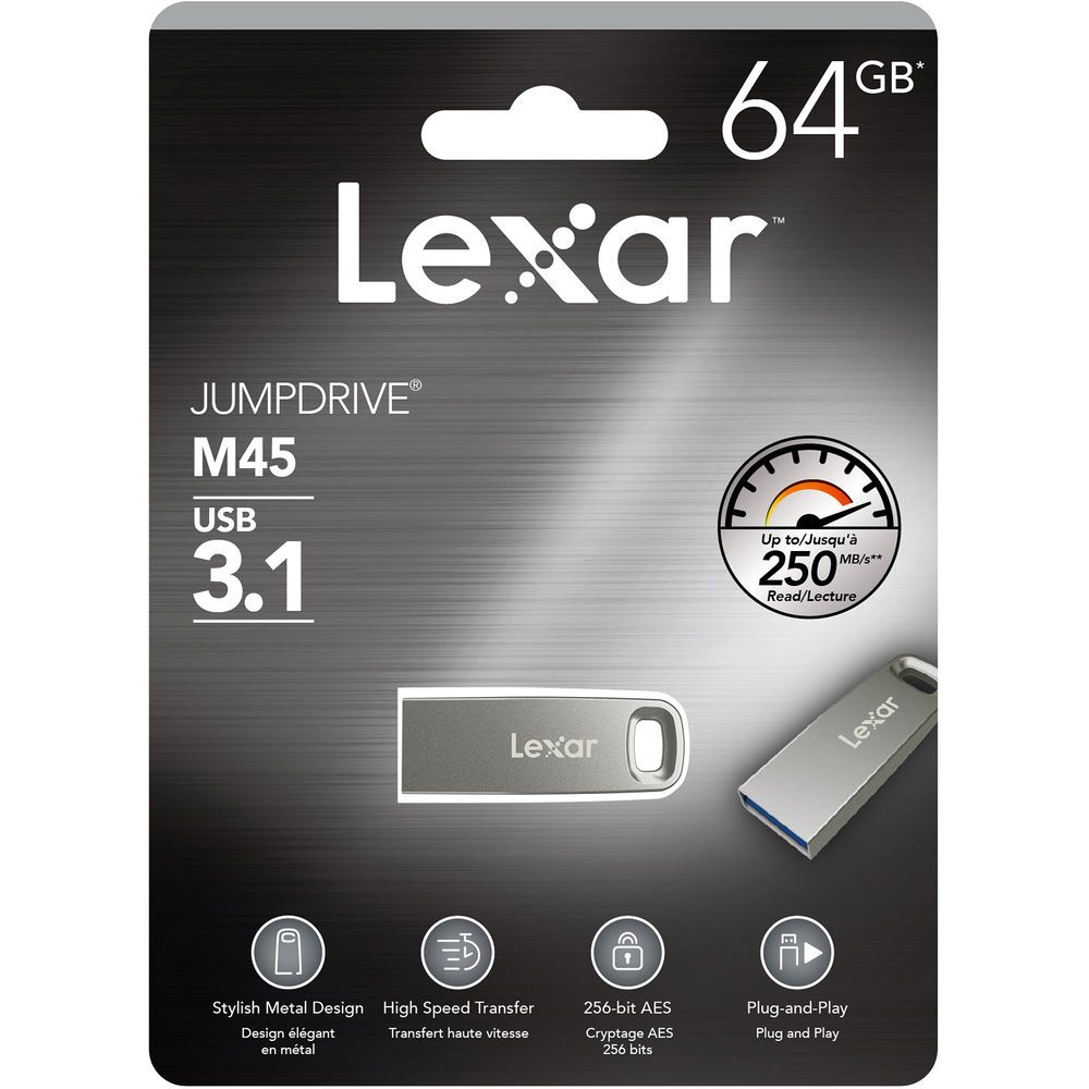 LEXAR memorija USB JumpDrive M45 64GB (USB 3.1)