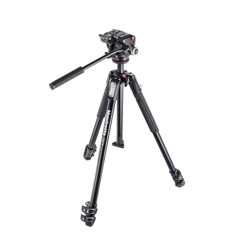 Manfrotto stativ 190 MK190X ALU 3 SEC. KIT FLUID H.