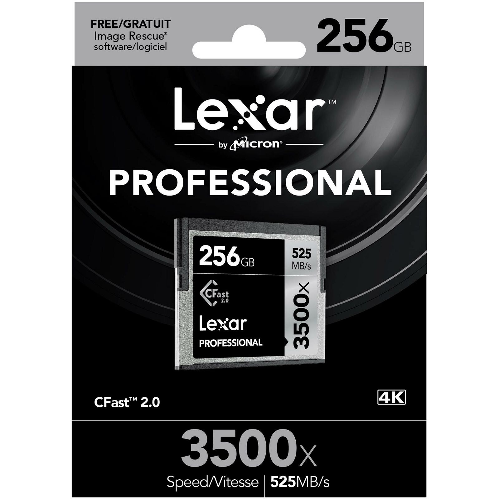 LEXAR kartica CFast 256GB 3500x (525MB/s read, 445MB/s write)