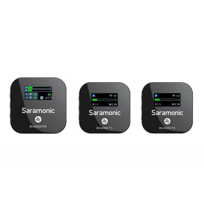 SARAMONIC bežični mikrofon Blink900 B2 3.5mm (1xRX, 2xTX, charge case)