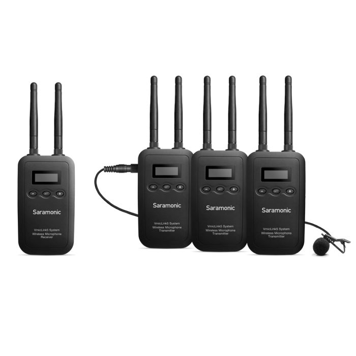 SARAMONIC VmicLink5 (1x RX + 3xTX) Lavalier mic