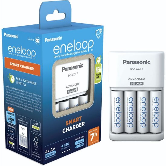 PANASONIC punjač eneloop (7h) sa 4 baterije AA 2000mAh (K-KJ17MCD40E)
